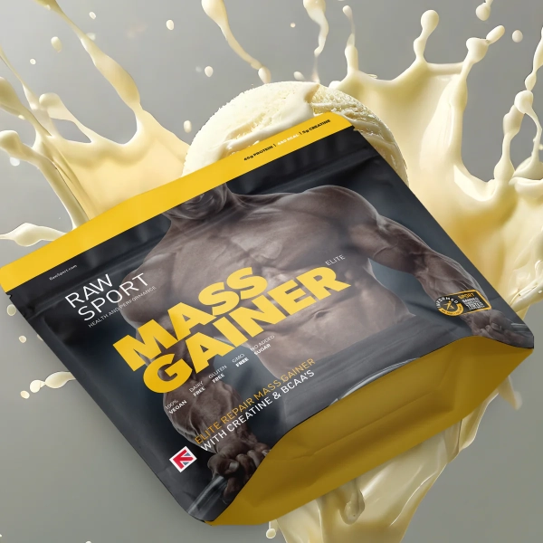 Raw Sport Elite Plant Mass Gainer 2,5kg - cookies & cream | Hodky.cz