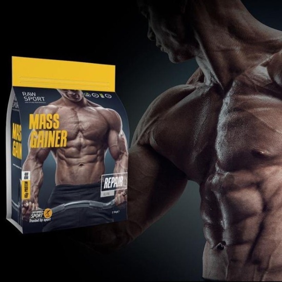 Raw Sport Elite Plant Mass Gainer 2,5kg - raw banana | Hodky.cz