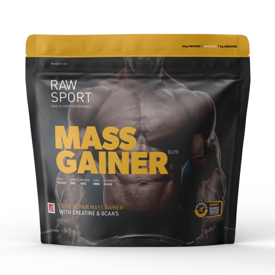 Raw Sport Elite Plant Mass Gainer 2,5kg - raw banana | Hodky.cz
