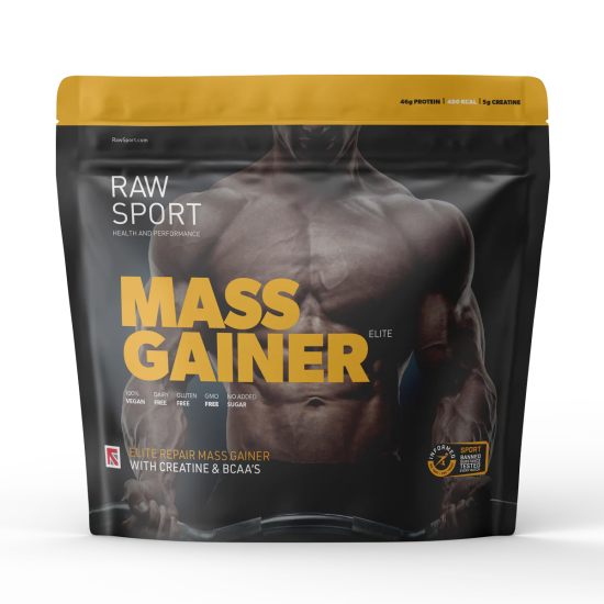 Raw Sport Elite Plant Mass Gainer 2,5kg - vanilla | Hodky.cz