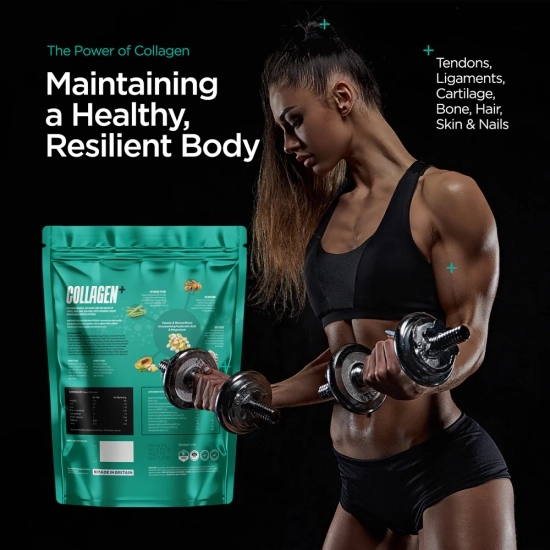 Raw Sport Collagen Building Protein Peptides 840g - vanilka | Hodky.cz