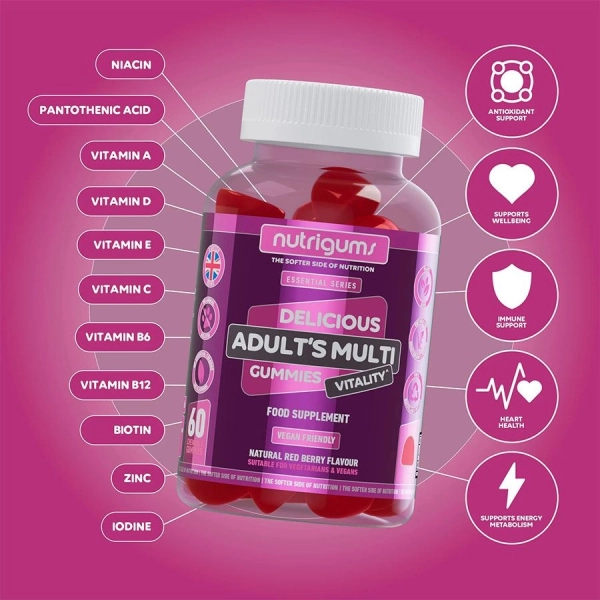 Nutrigums Adults Multi 60 gummies | Hodky.cz