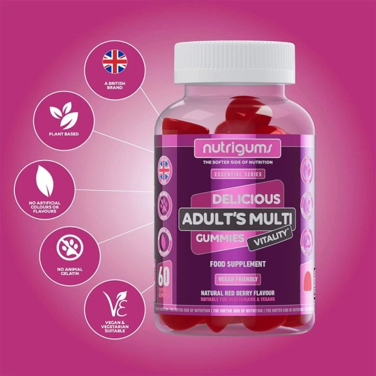 Nutrigums Adults Multi 60 gummies | Hodky.cz