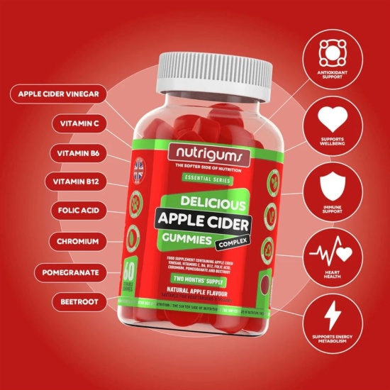 Nutrigums Apple Cider Complex 60 gummies | Hodky.cz