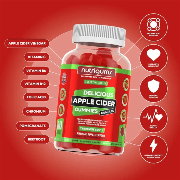 Nutrigums Apple Cider Complex 60 gummies | Hodky.cz
