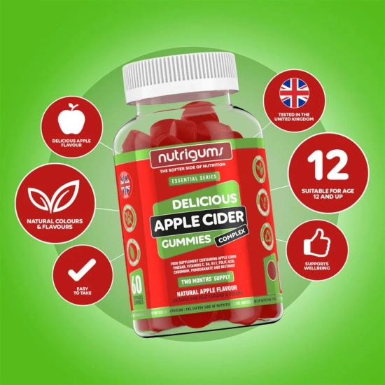 Nutrigums Apple Cider Complex 60 gummies | Hodky.cz