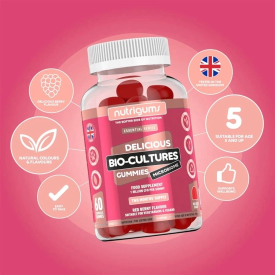 Nutrigums Bio-Cultures Microbiome 60 gummies | Hodky.cz