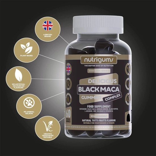 Nutrigums Black Maca 60 gummies | Hodky.cz