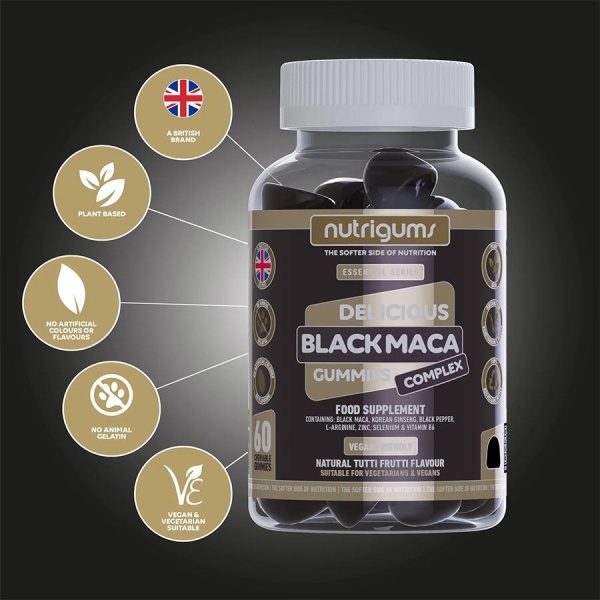 Nutrigums Black Maca 60 gummies | Hodky.cz