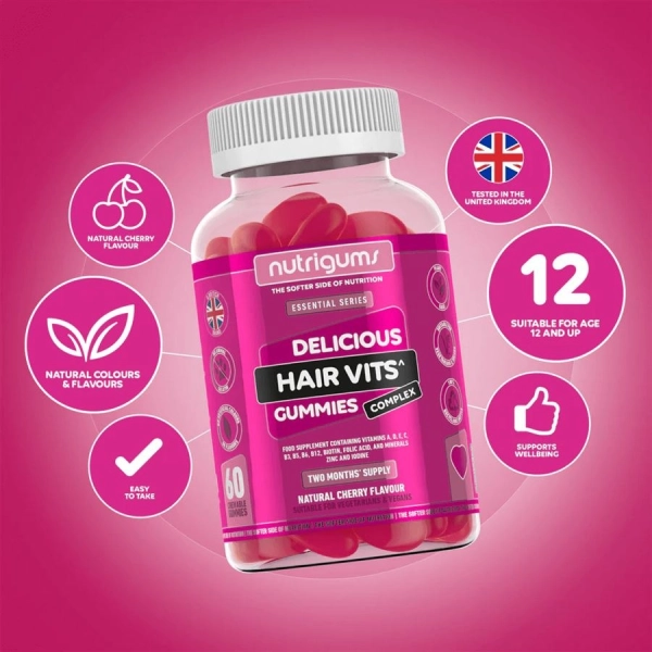Nutrigums Hair Vitamin Complex 60 gummies | Hodky.cz