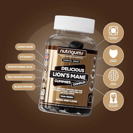 Nutrigums Lions Mane Complex 60 gummies | Hodky.cz