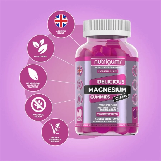 Nutrigums Magnesium Citrate 60 gummies | Hodky.cz