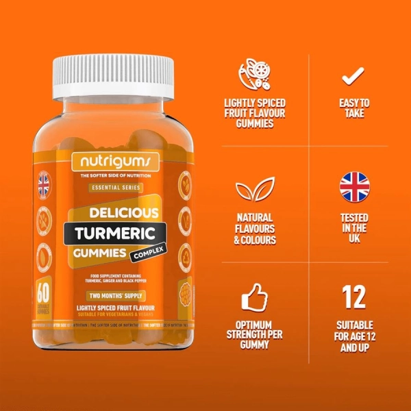 Nutrigums Turmeric Complex 60 gummies | Hodky.cz