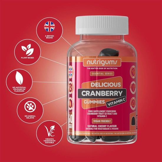 Nutrigums Cranberry 60 gummies | Hodky.cz