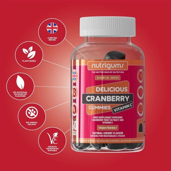 Nutrigums Cranberry 60 gummies | Hodky.cz
