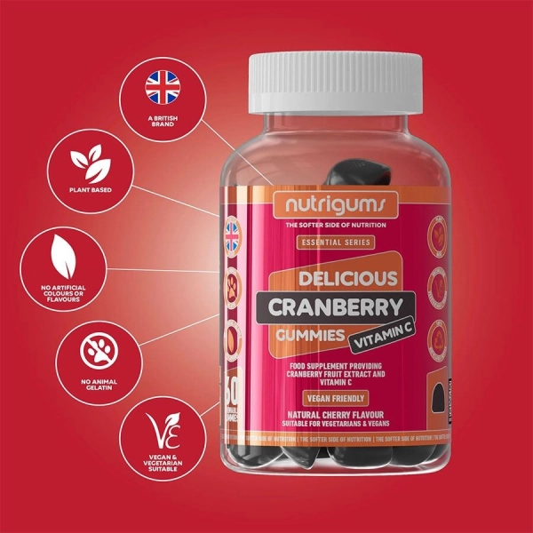 Nutrigums Cranberry 60 gummies | Hodky.cz