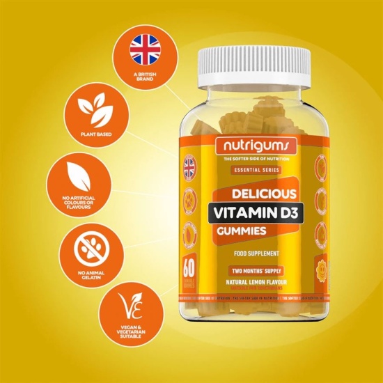 Nutrigums Vitamin D3 60 gummies | Hodky.cz