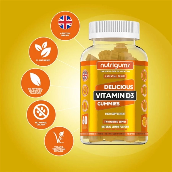 Nutrigums Vitamin D3 60 gummies | Hodky.cz